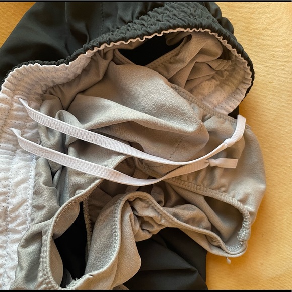 Black Nike Dri-Fit Running Shorts Thick Waist - Picture 3 of 5